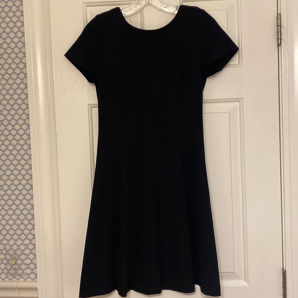 (5 for $50) Banana republic short sleeve stretch dress, black, size 2